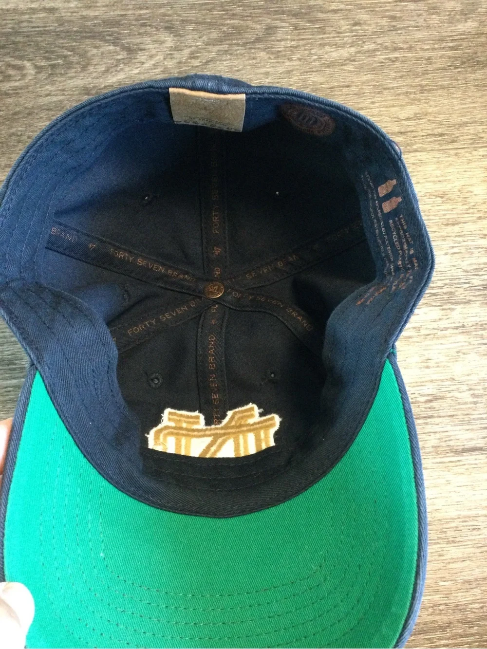 Notre Dame baseball hat